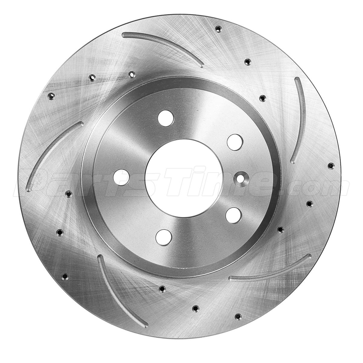 Front Kit 2 Slotted Brake Rotors & 4 Ceramic Pads for 20062014 Chevrolet Impala eBay